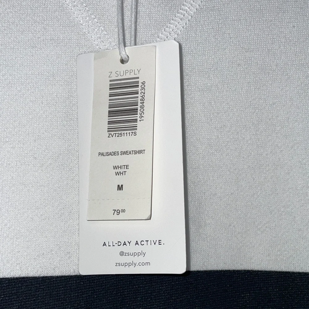 Z Supply Palisades Striped oversized sweatshirt S M NWT - Picture 7 of 7